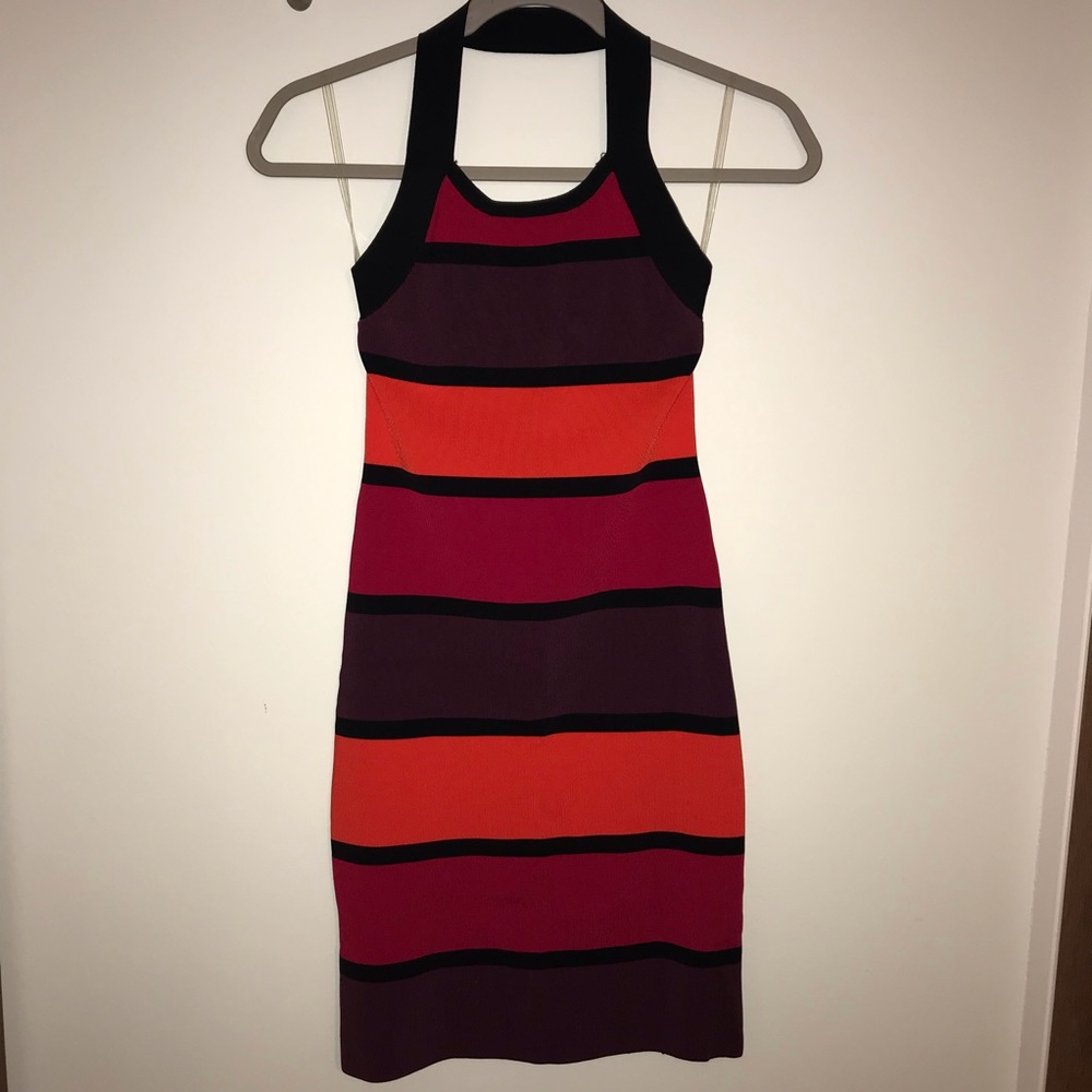Express Bodycon halter dress